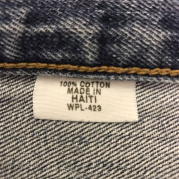 Levi's 501 Blue Straight Leg Denim Jeans Men's size 36x34 Levi Strauss WPL 423 - Picture 15 of 15